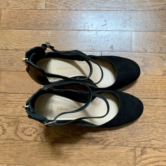 BCBG Leissa Black Block Heels Pumps Size Black - 9M - Picture 11 of 16